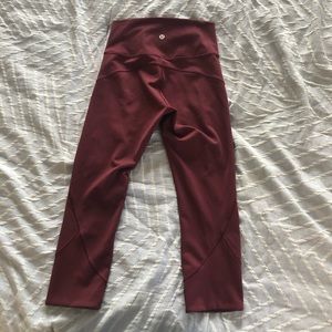 Lululemon 17” cropped high rise leggings